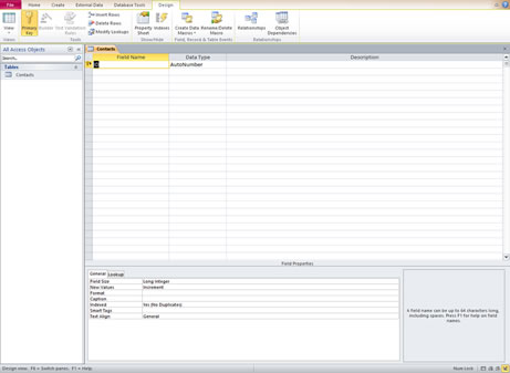 Microsoft Access Contact Management (2010 Version)