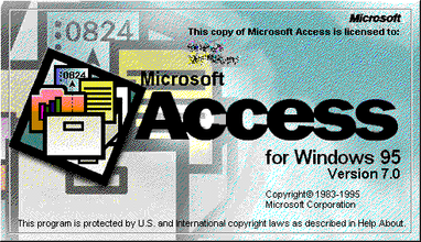 Microsoft Access 95 logo