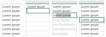 Microsoft Excel 2013 flash fill