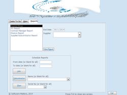 Demo of the reports tab from our jobs database