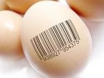 Ingredients traceability Egg with barcode